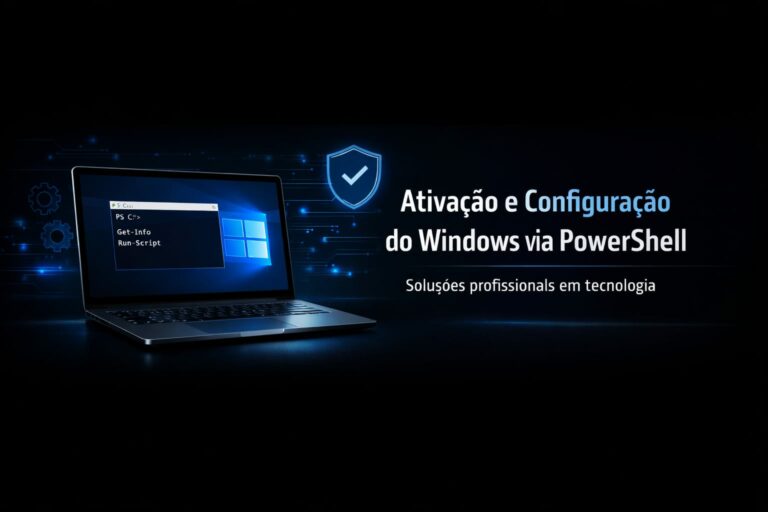 Ativar windows pelo powershell